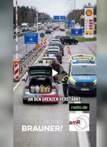 Tank-Touristen durch aktuellen Konflikt Iran / USA